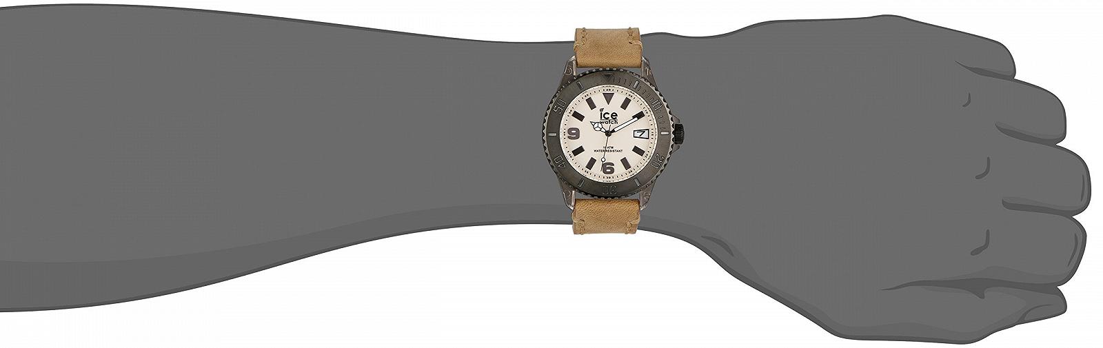 Часы Ice-Watch Unisex Analogue Quartz-Ice-Vintage Sand-Big Dial Черный Кожаный Ремешок Бежевый VT.SD.B.L.13, фото №4