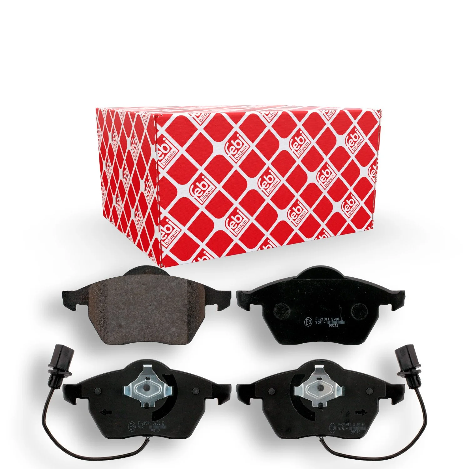 Комплект гальмівних колодок, дискове гальмо FEBI BILSTEIN 16447 для AUDI SEAT SKODA VW, фото №1