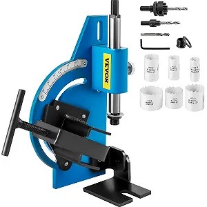 Набор трубного вырезного инструмента VEVOR GQKJPN1/2 - 9шт / 19 - 57 мм / Blue - Фото 1