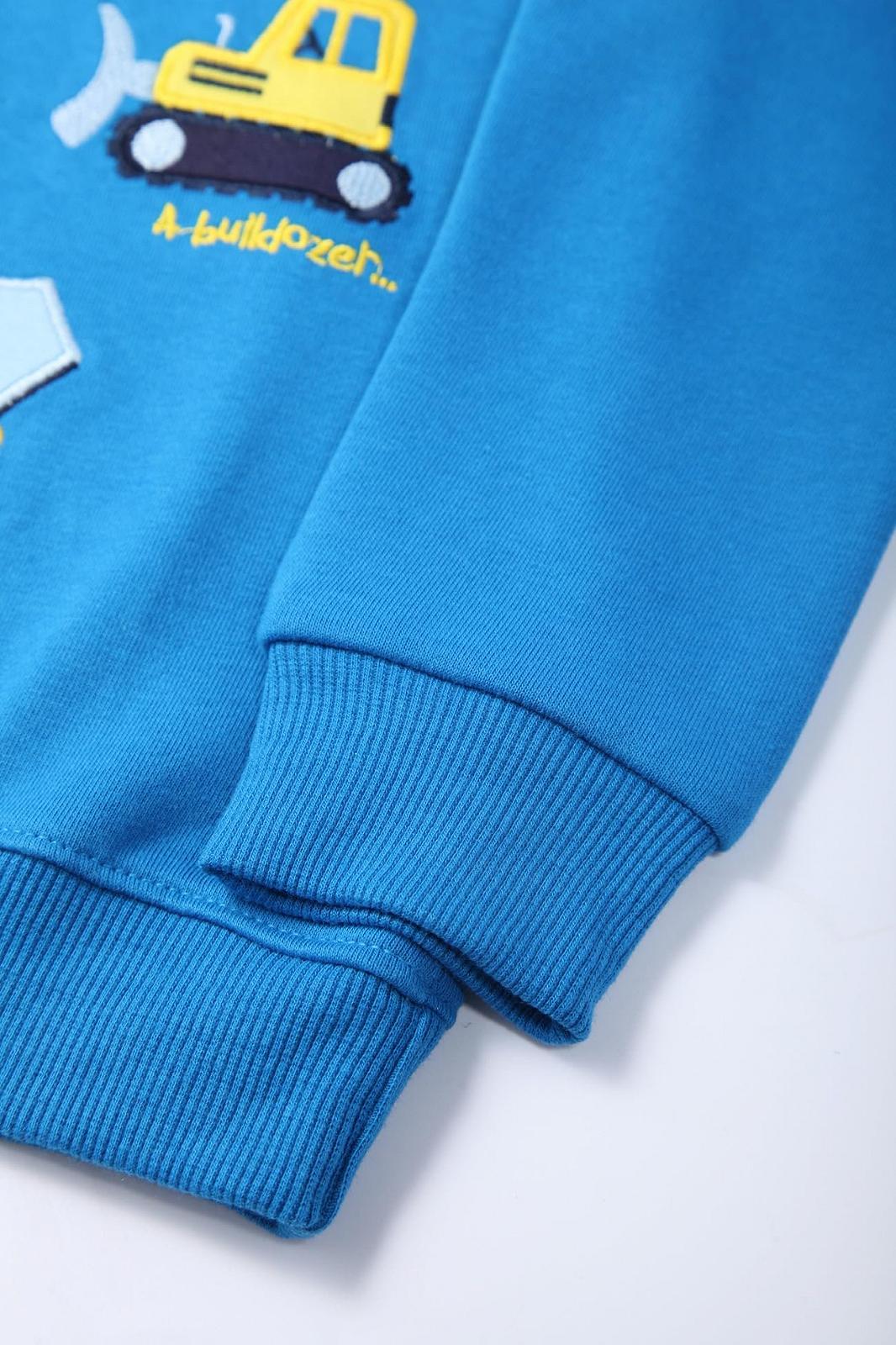 Толстовка для мальчиков Alleen Digger Хлопок - Мягкая рубашка с длинными рукавами для детей 3-7 лет, фото №5