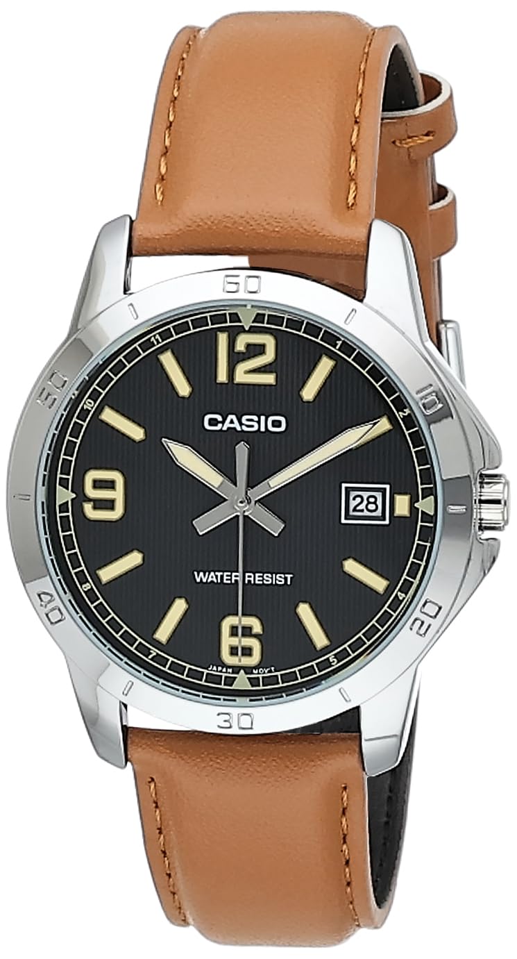 Годинник Casio Men's Analogue Digital Automatic with Strap S7232466, кварцовий механізм, чорний, фото №1