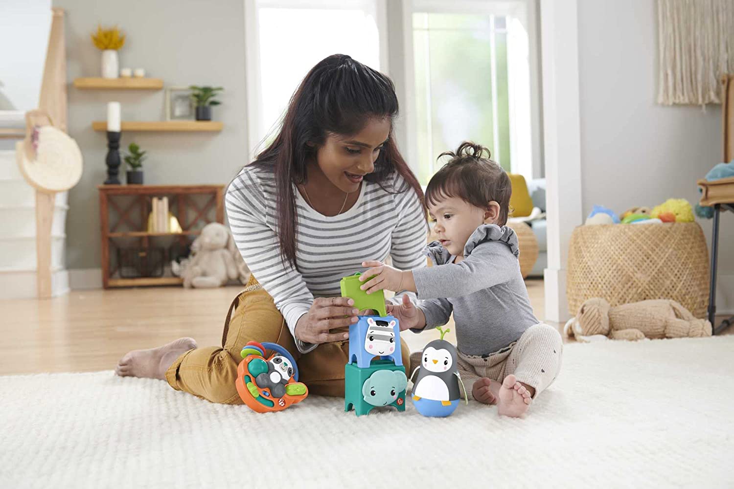 Подарочный игровой набор погремушек Fisher-Price Веселые развлечения HFJ93, фото №5
