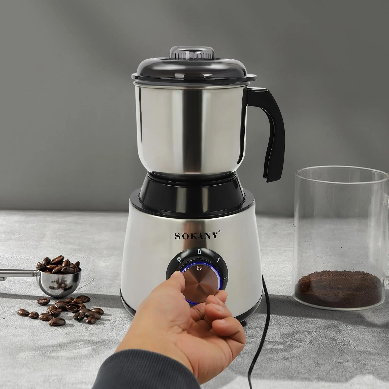 Электрическая кофемолка 500 Вт, фото №3 Электрическая кофемолка 500 Вт, фото №3