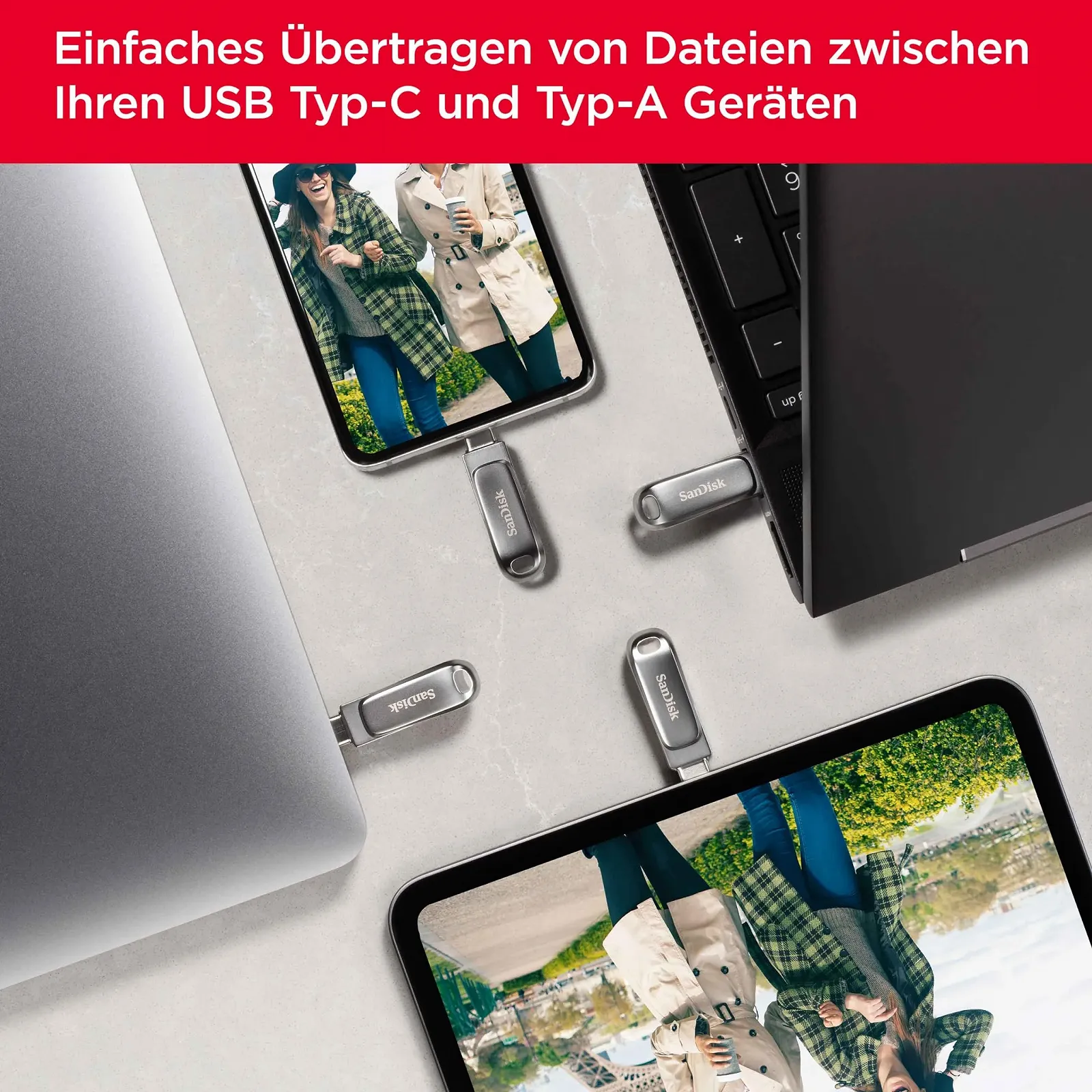 USB-флеш-накопичувач SanDisk Ultra Dual Drive Luxe 512GB USB Type-C USB 3.2 Gen 1 400 MB/s, фото №3 USB-флеш-накопичувач SanDisk Ultra Dual Drive Luxe 512GB USB Type-C USB 3.2 Gen 1 400 MB/s, фото №3