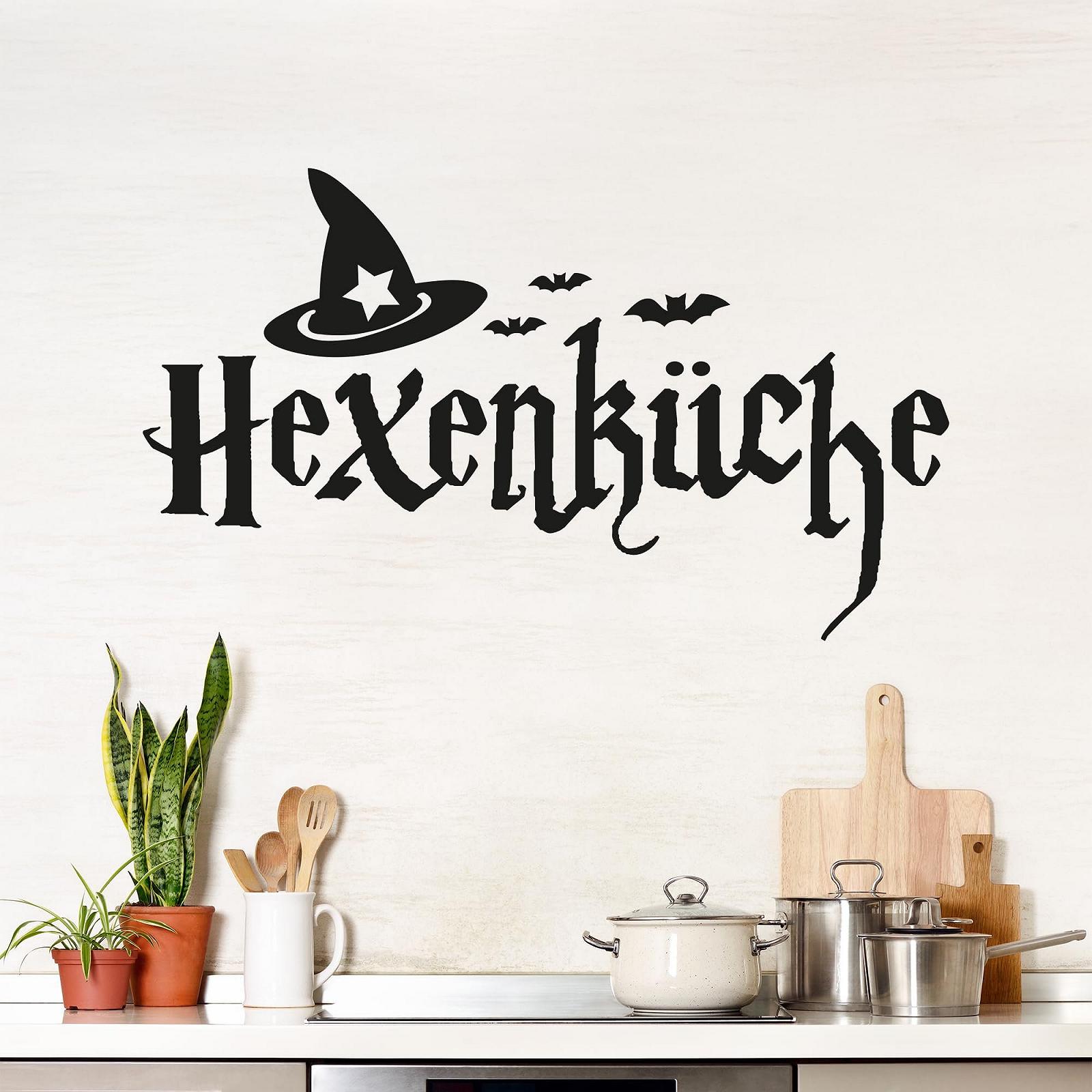 Наклейка на стіну GRAZDesign Кухня відьом Самоклеюча 51 x 30 см 070 Чорний, фото №1 Наклейка на стіну GRAZDesign Кухня відьом Самоклеюча 51 x 30 см 070 Чорний, фото №1