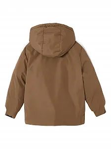 Двостороння Куртка для Хлопчиків Vertbaudet з Капюшоном з Переробленого Поліестеру synthetic.ua - Фото 1