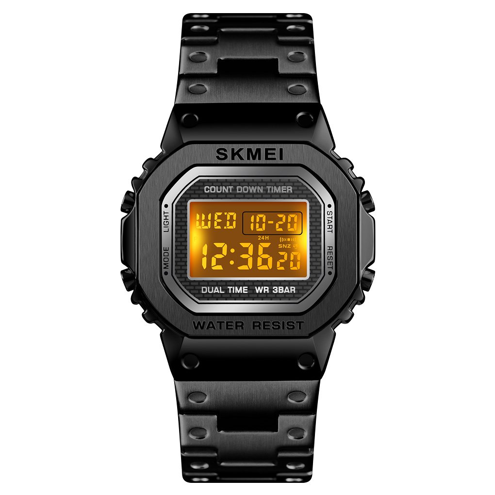 Годинник Skmei 1456BK Black, фото №2