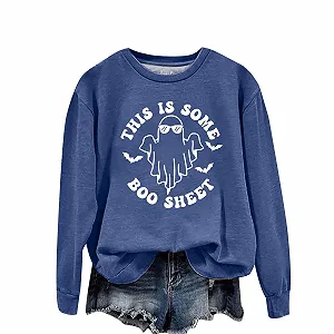 Блузка з довгими рукавами YueYue жіноча Хелловін - Фото 1