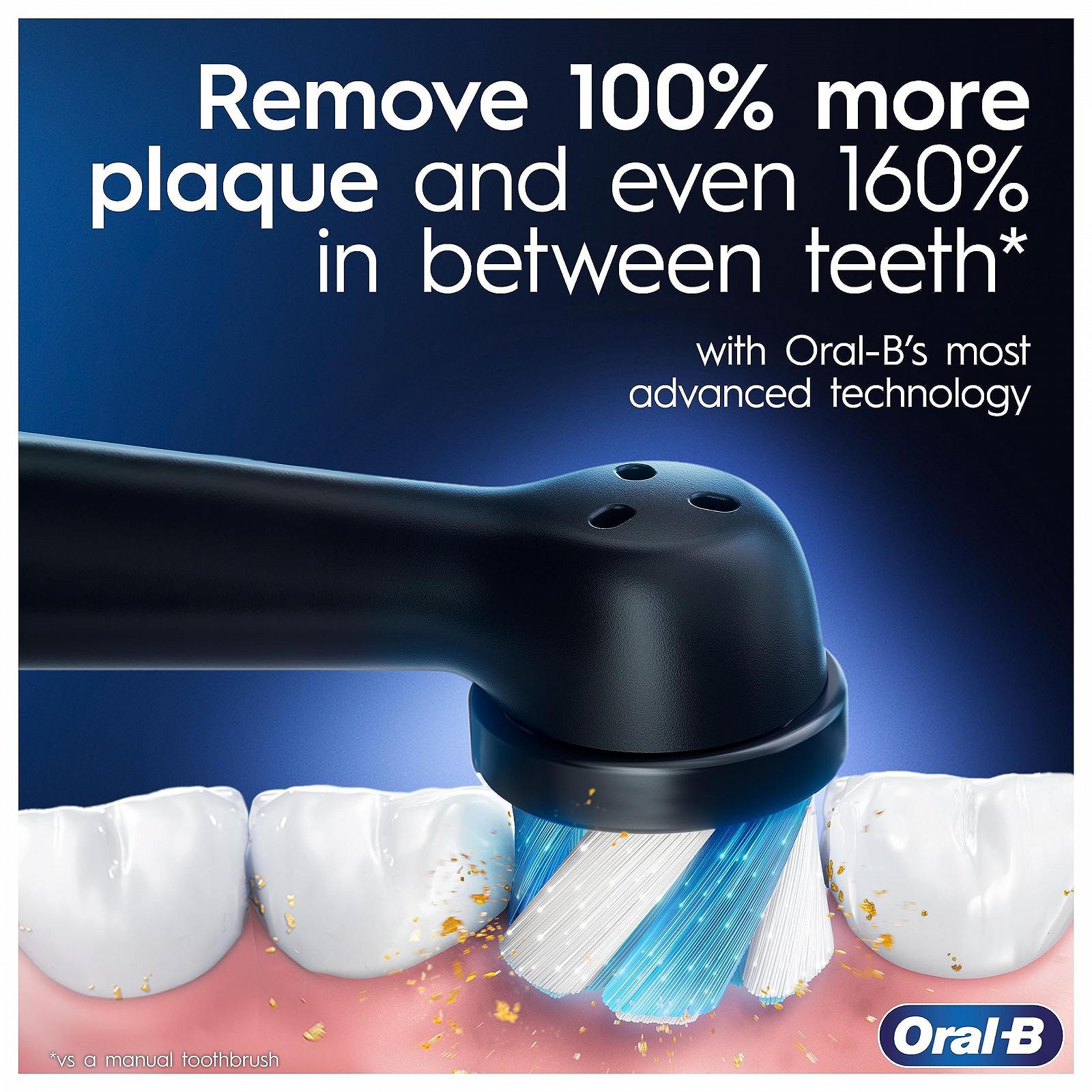 Электрическая зубная щетка Oral-B iO5 5 режимов Черный и розовый, фото №2