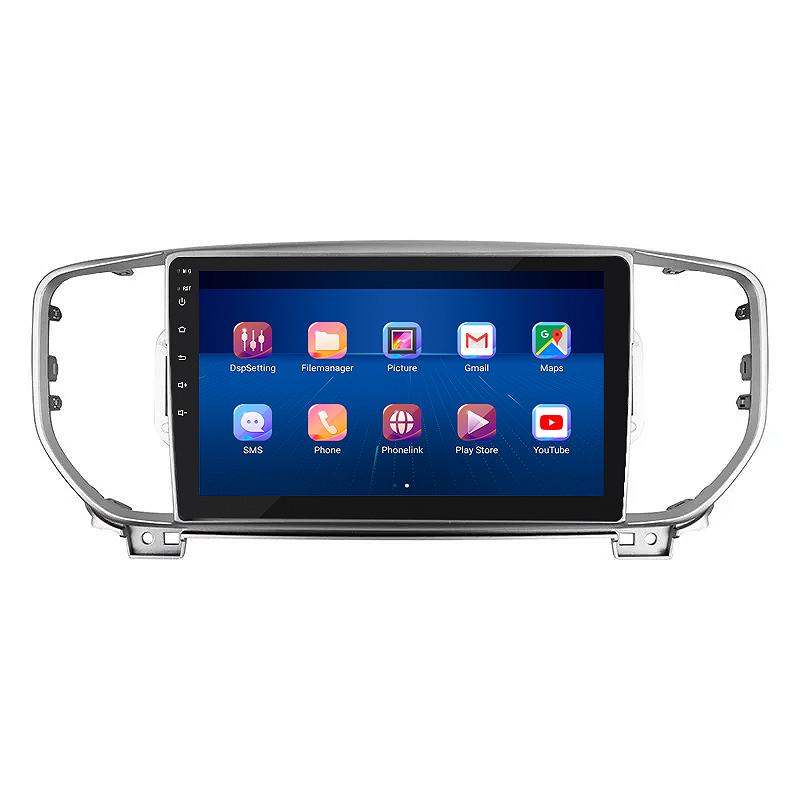 Штатна магнітола Lesko для Kia Sportage IV Рестайлинг 2018-н.в. екран 9 6/128Gb 4G Wi-Fi GPS Top, фото №2