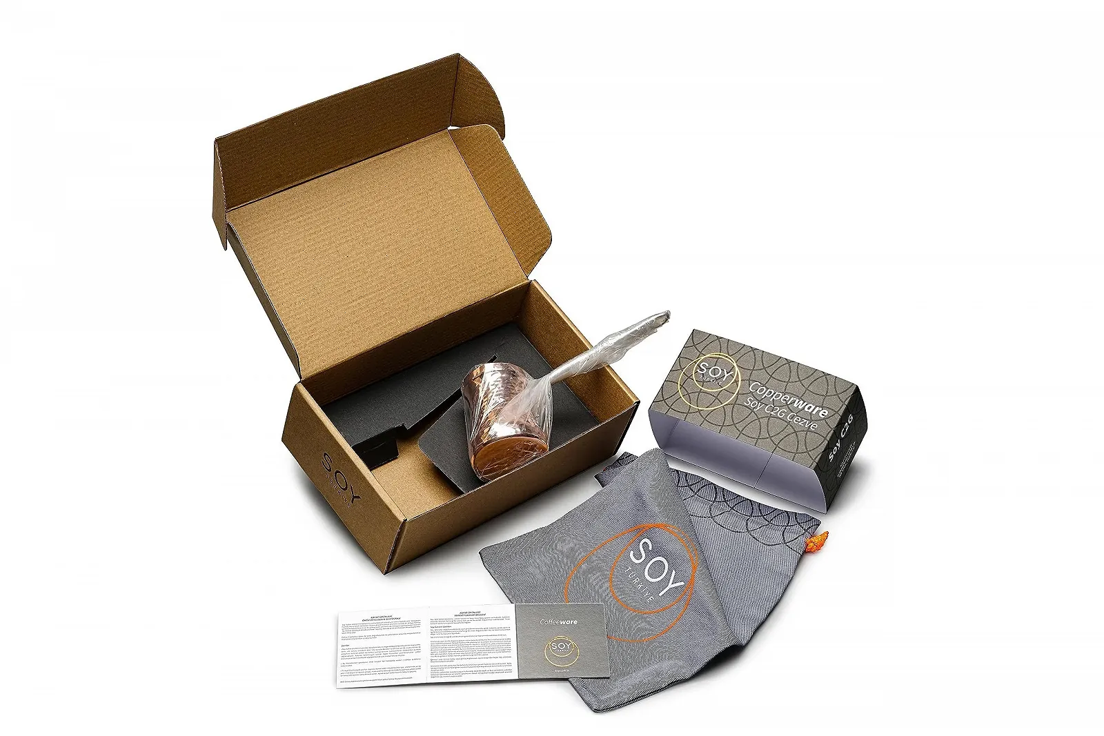 Турка OZERLAT Soy Ручної роботи Срібна для турецької кави для плити (Середня 140 мл), фото №6 Турка OZERLAT Soy Ручної роботи Срібна для турецької кави для плити (Середня 140 мл), фото №6