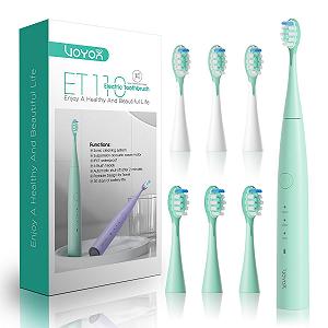 Електрична зубна щітка VOYOR-HEALTH ET110 звукова 41000 рухів/хв 3 режими Зелена - Фото 1