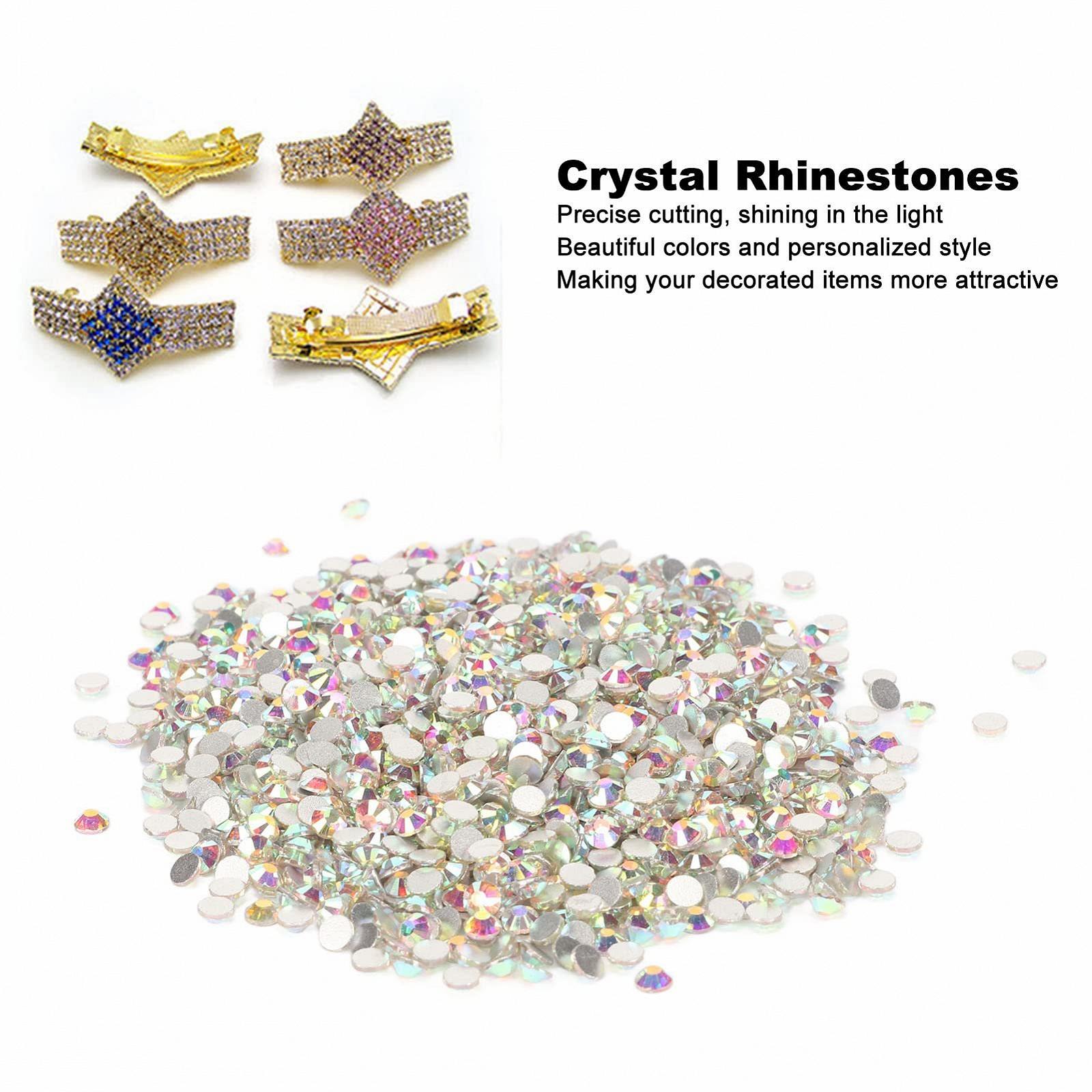 Стеклянные кристаллы для одежды, 5760 штук, аксессуары для украшений своими руками, фото №3