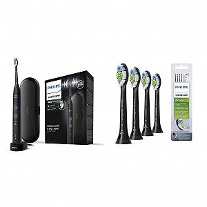 Зубная электрощетка Philips Sonicare ProtectiveClean 4500 HX6830/53, 2 режима, контроль давления, таймер, дорожный футляр, белая - Фото 1