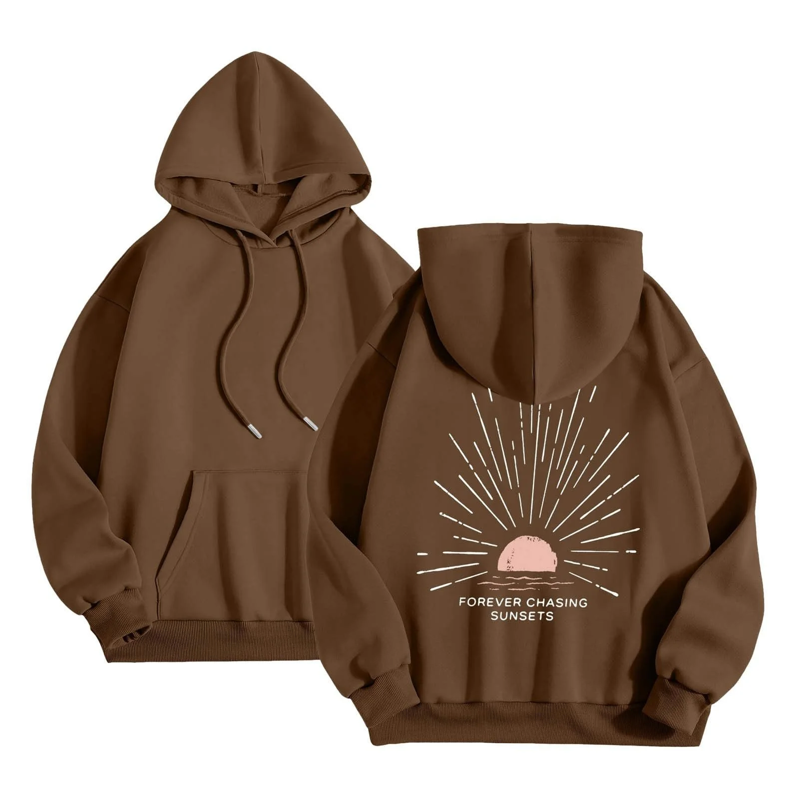 Женский Худи Мешковатый Мягкий Пуловер с капюшоном Цветной лоскутный принт с карманом Harajuku Oversized Свитшот оверсайз туника большая куртка, фото №2