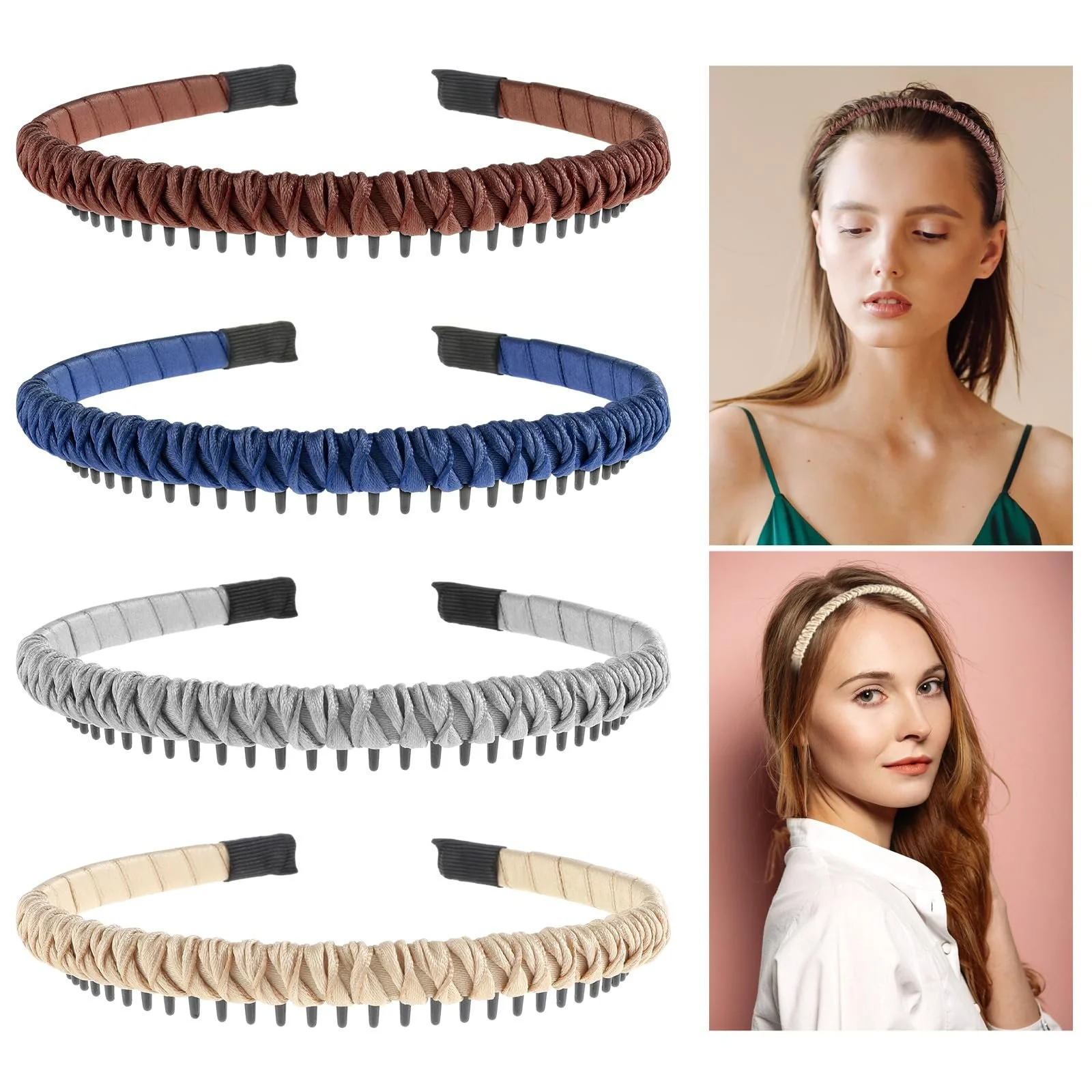 Обруч для волосся, Набір з 4 штук, фото №8