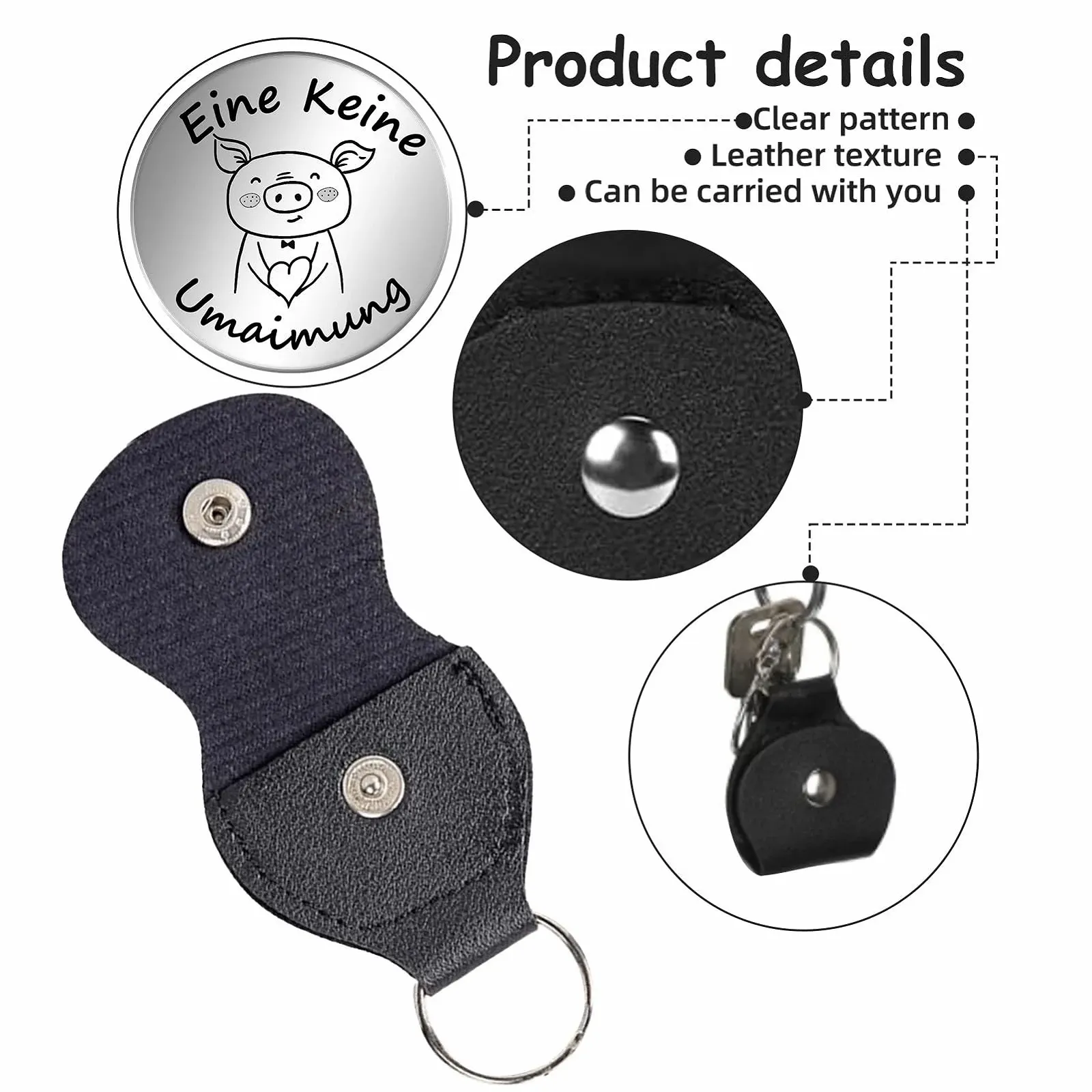 Игрушка Aruigu Pocket Hug Lucky Pigs Creative Knitting Wool Mini Pig Silver, фото №5 Игрушка Aruigu Pocket Hug Lucky Pigs Creative Knitting Wool Mini Pig Silver, фото №5