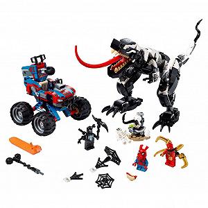 Конструктор LEGO Super Heroes Человек-паук Засада на веномозавра 640 деталей 76151 synthetic.ua - Фото 1