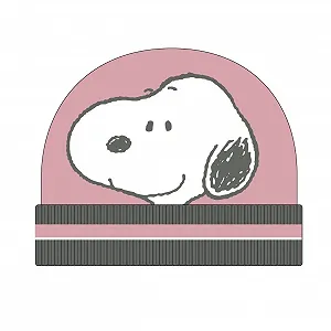 Зимняя шапка Peanuts Snoopy с помпоном для девочек, разноцветная synthetic.ua - Фото 1