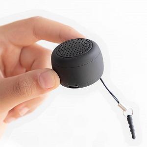 Колонка InnovaGoods Mini Wireless Rechargeable Black synthetic.ua - Фото 1