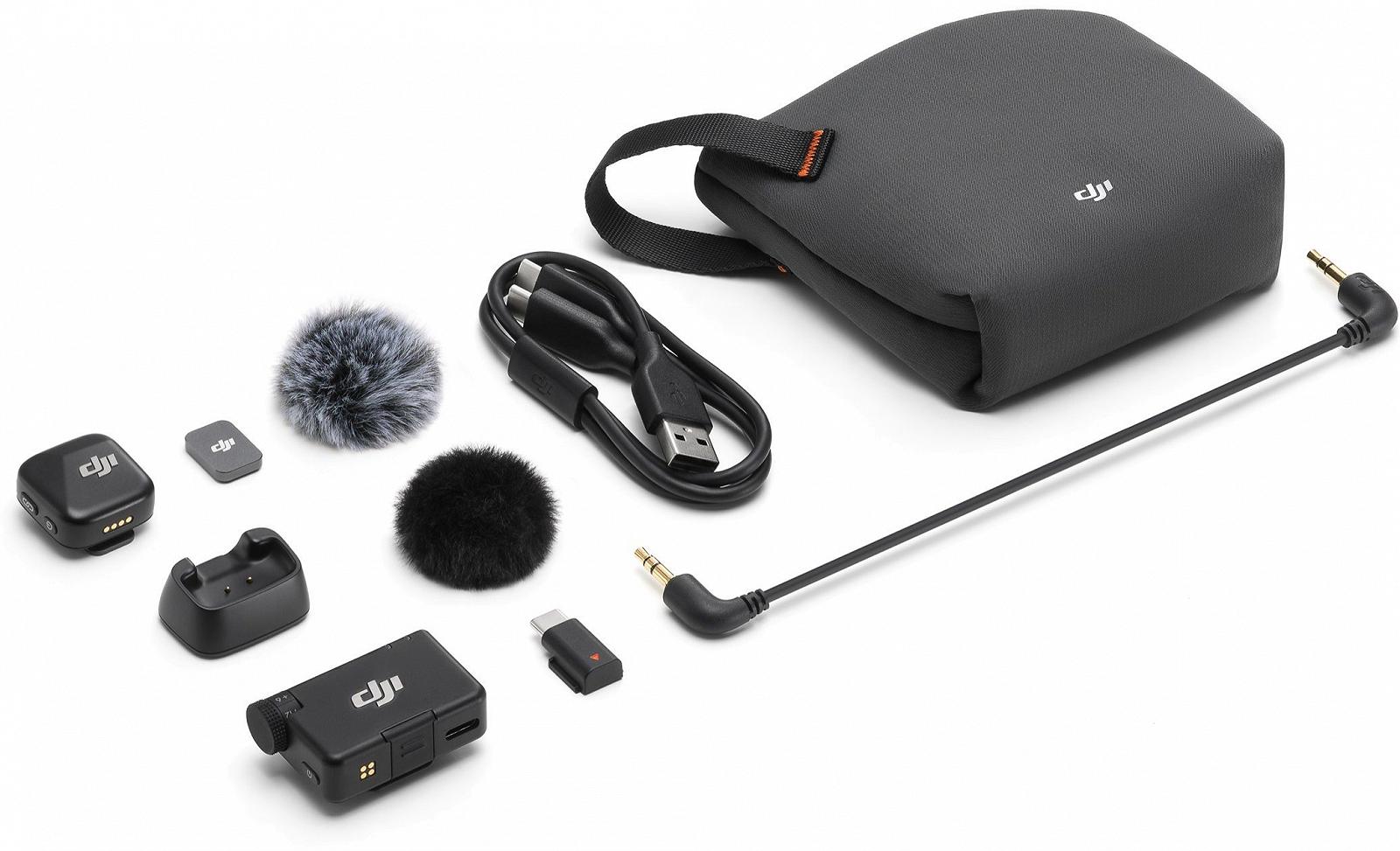 Мікрофонна радіосистема DJI Mic Mini (1 TX + 1 RX ) Black, фото №7