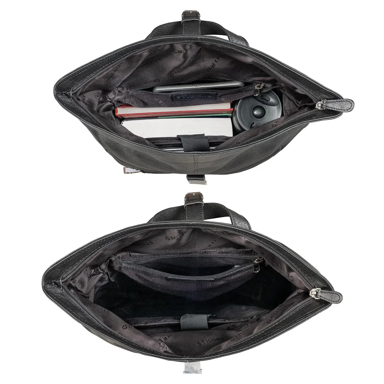 Рюкзак STILORD Harriet XL 17 дюймов Black Leather, фото №1 Рюкзак STILORD Harriet XL 17 дюймов Black Leather, фото №1