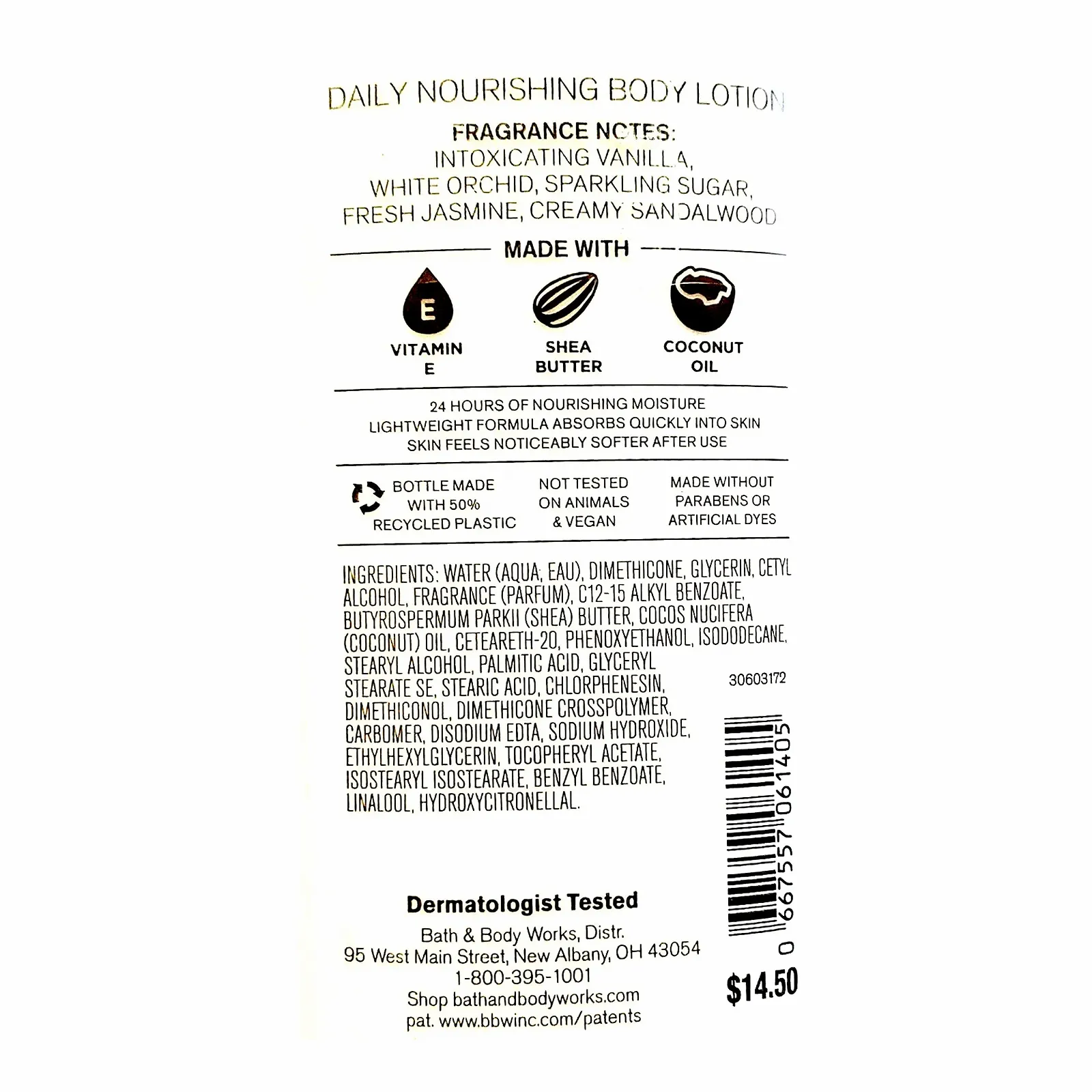 Лосьйон для тіла Bath and Body Works Warm Vanilla Sugar 240 мл, фото №2