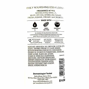 Лосьон для тела Bath and Body Works Warm Vanilla Sugar 240 мл synthetic.ua - Фото 1