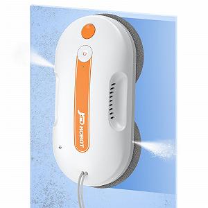 Робот для мойки окон JSDROBOT Lite, 5300Pa, функция протирки под давлением, двойной диск для очистки водой с высоким покрытием, обнаружение краев, интеллектуальный план пути - Фото 1