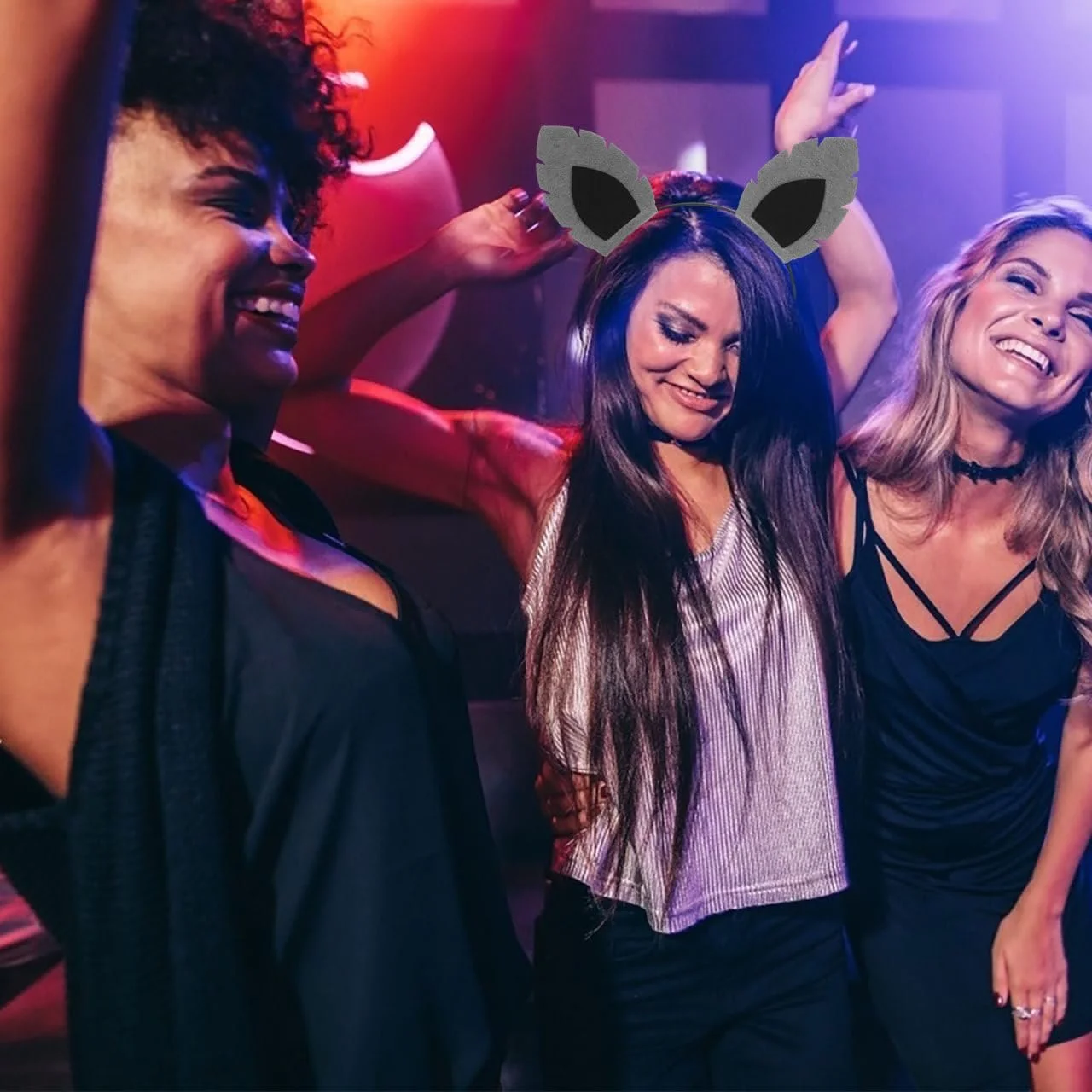 Обруч на голову Вовк FRCOLOR Сірий, фото №4