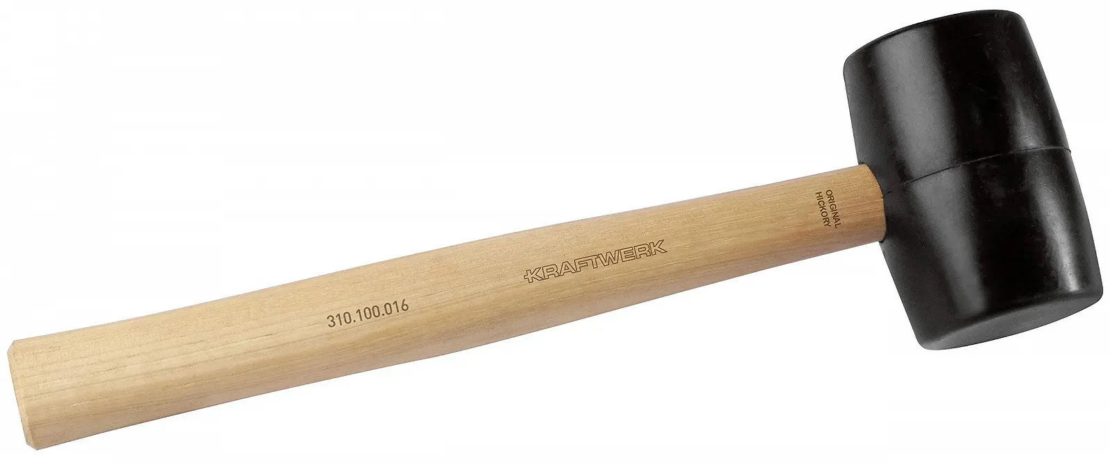 Гумовий молоток Kraftwerk Hickory Handle 58 мм 16 унцій, фото №1