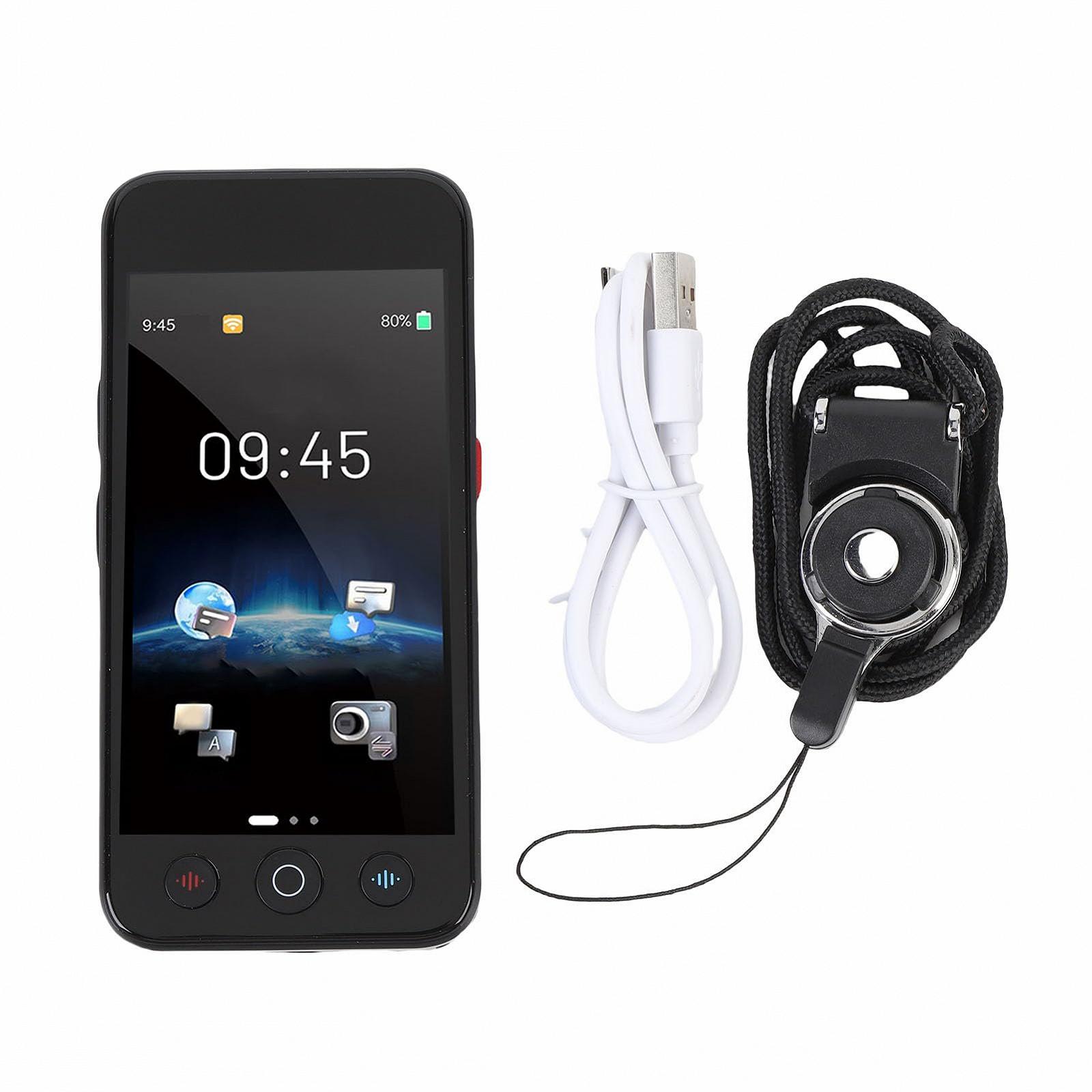 Переводчик языка в реальном времени JTLB, 142 языка, автономный перевод, камера 8 Мп, портативный, 8-10 часов работы от батареи, воспроизведение MP3/MP4 для путешествий и бизнеса, фото №6