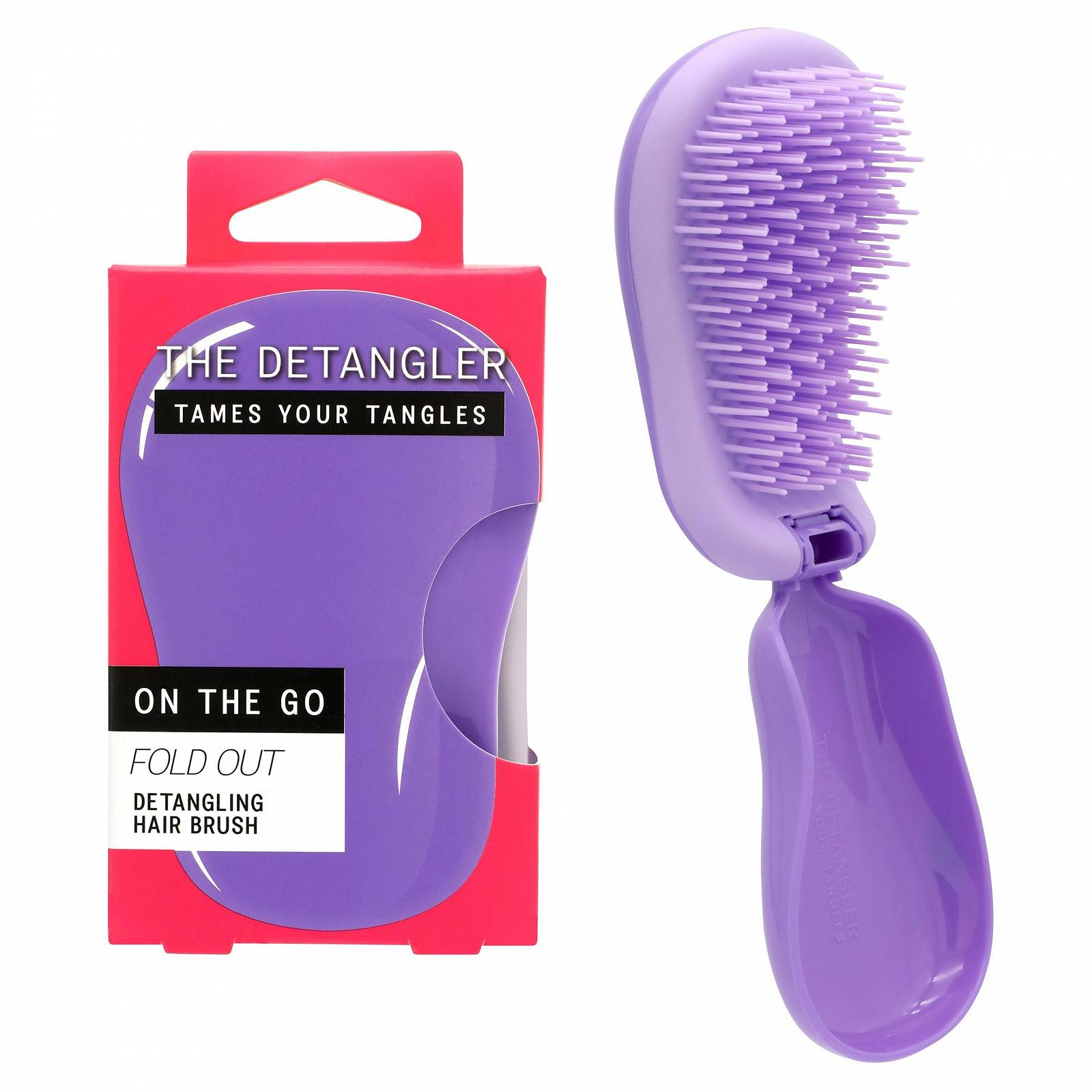 Гребінець для волосся The Detangler дорожній фіолетовий, фото №1
