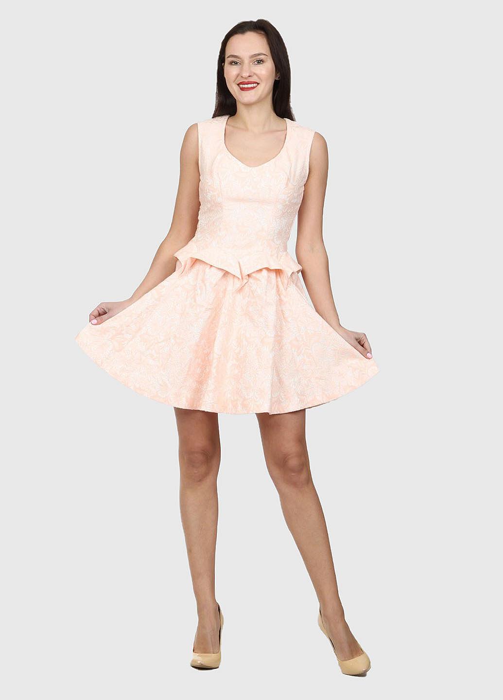 Платье Enna Levoni S Персиковый (ND-13785-Peach), фото №1
