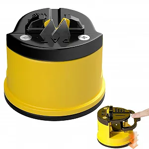 Точилка для ножів компактна на присосці з милим дизайном - Фото 1