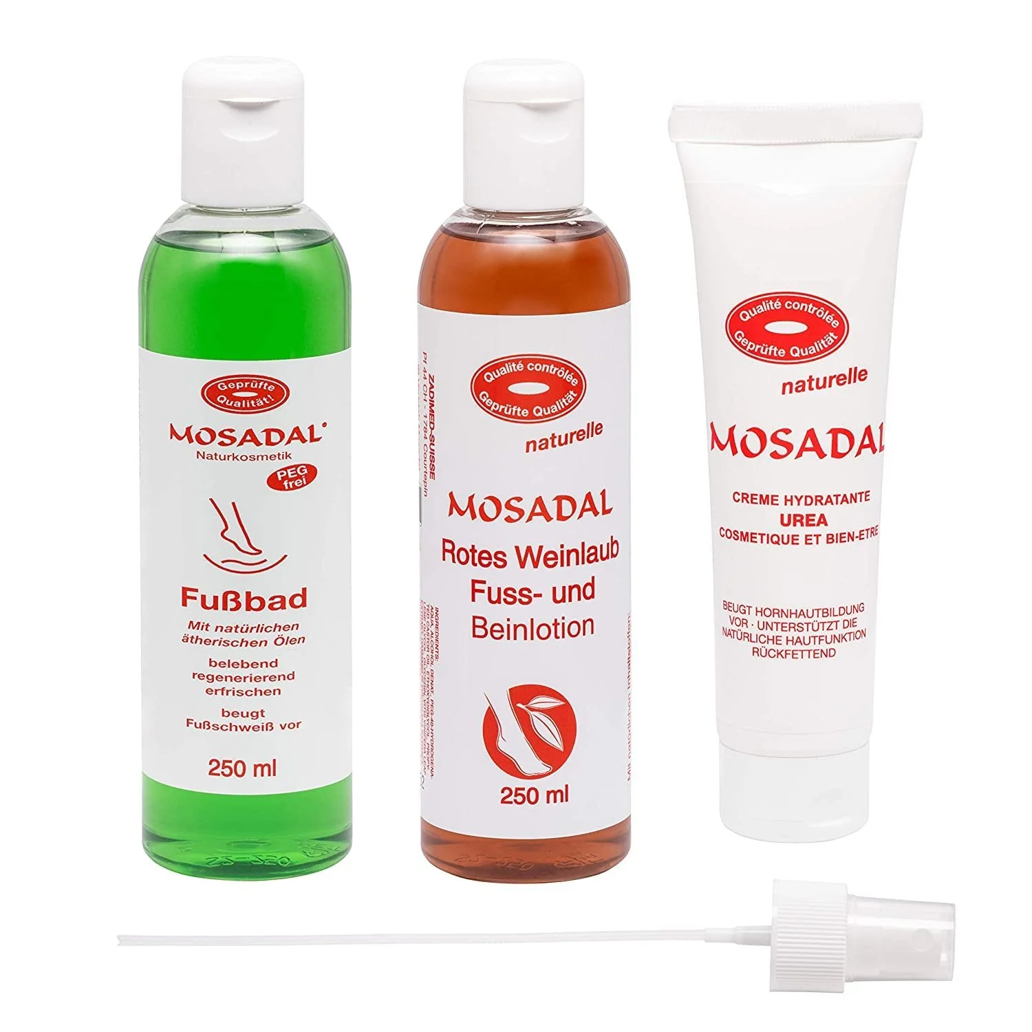 Набор для ухода за ногами Mosadal Beautiful Legs 3-в-1 (Лосьон 250 мл, Ванночка 250 мл, Крем 100 мл), фото №1