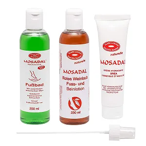 Набор для ухода за ногами Mosadal Beautiful Legs 3-в-1 (Лосьон 250 мл, Ванночка 250 мл, Крем 100 мл) - Фото 1