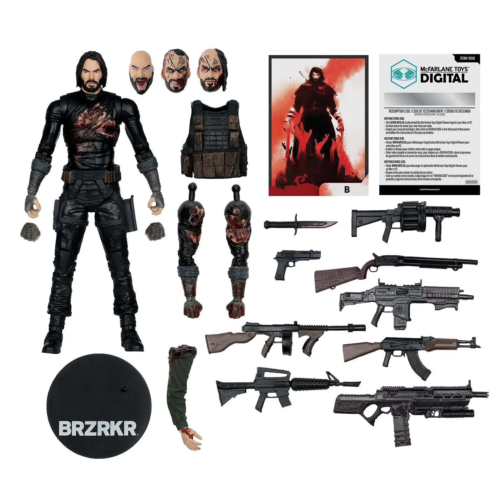 Екшн-фігурка McFarlane DC Direct Digital BRZRKR B 18 см, фото №15