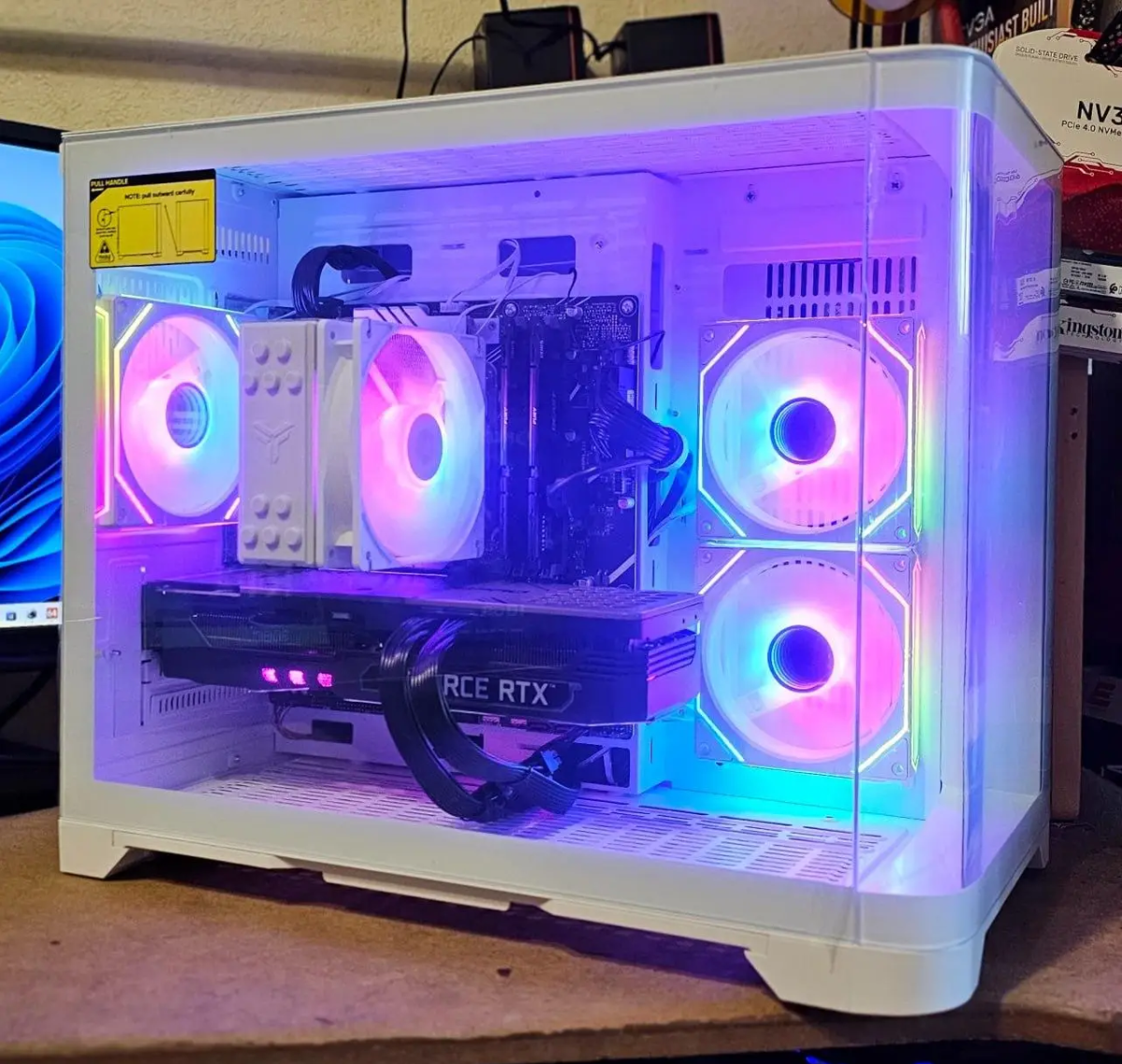 Комп'ютер AMD RYZEN 5 7500F 5.0 GHZ, RTX 3080 10GB, 32GB DDR5, SSD M.2 500GB, SSD M.2 1TB, фото №8 Комп'ютер AMD RYZEN 5 7500F 5.0 GHZ, RTX 3080 10GB, 32GB DDR5, SSD M.2 500GB, SSD M.2 1TB, фото №8