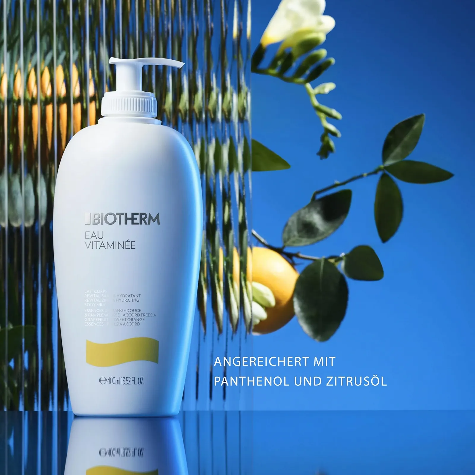 Молочко для тіла Biotherm Eau Vitaminee зволожуюче, відновлююче, для гладкої шкіри, 400 мл, фото №5 Молочко для тіла Biotherm Eau Vitaminee зволожуюче, відновлююче, для гладкої шкіри, 400 мл, фото №5