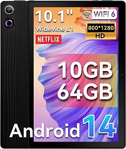 Планшет 10.1" HotLight A10 3+7/64Gb 8 ядер Android 14 5000 mAh Черный - Фото 1