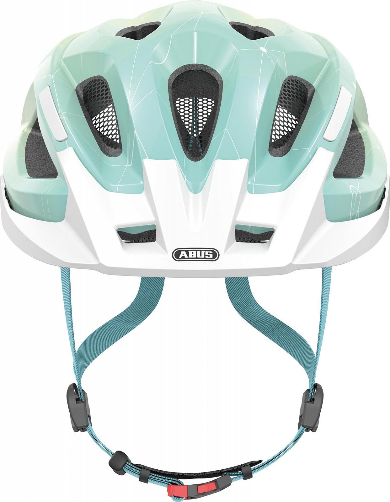 Шолом ABUS Aduro 2.0 Міський Велосипедний з Підсвічуванням S, 51-55 см, Blue Art, фото №2