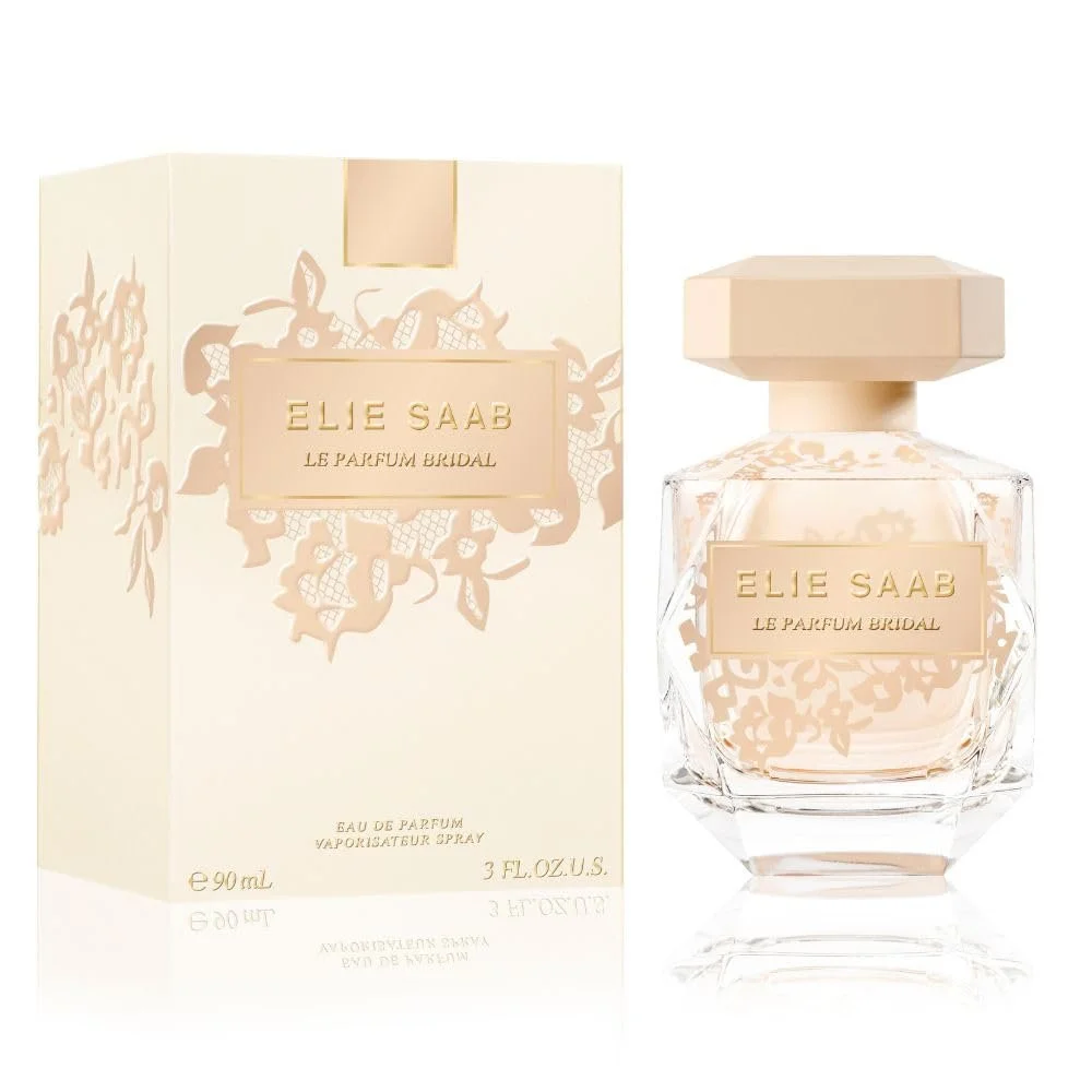 Парфумована вода Elie Saab Le Parfum Bridal 90 мл Бежевий скляний флакон, фото №1