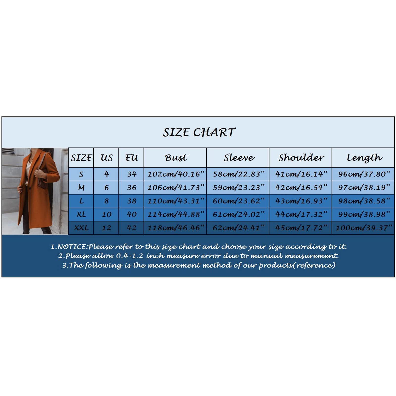 Жіноче пальто Елегантне довге вовняне, фото №7