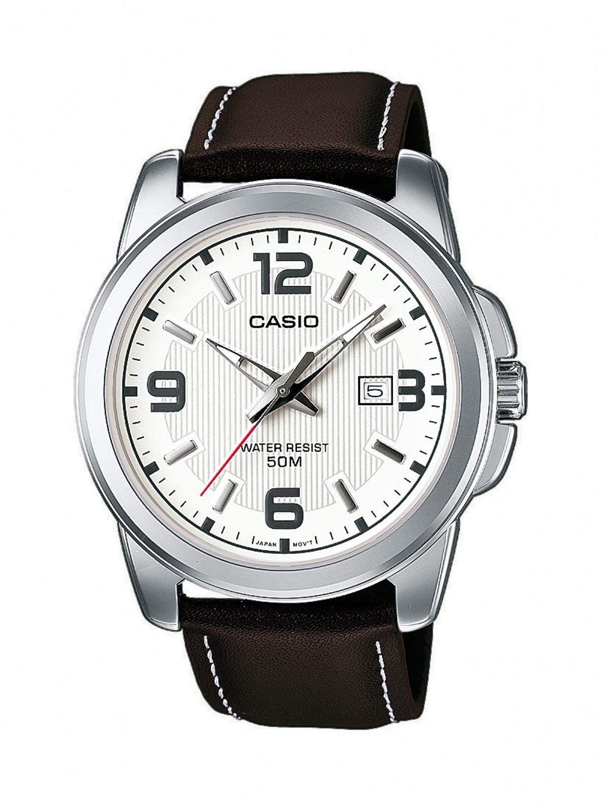 Часы Casio MTP 1314L 7AVEF Мужские Аналоговые Кожаные XL, фото №1