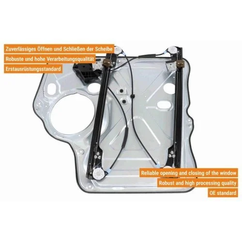 Склопідйомник VAICO V10-3105 SEAT SKODA VW VAG, фото №3