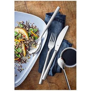 Набір столових приборів WMF Nuova, 4 предмети на 1 персону, ніж Monobloc, полірована нержавіюча сталь Cromargan, можна мити в посудомийній машині synthetic.ua - Фото 1