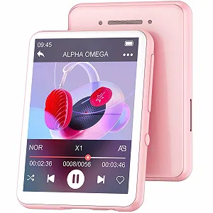 MP3-плеер Oilsky M1 128 ГБ Bluetooth 5.4 Розовый - Фото 1