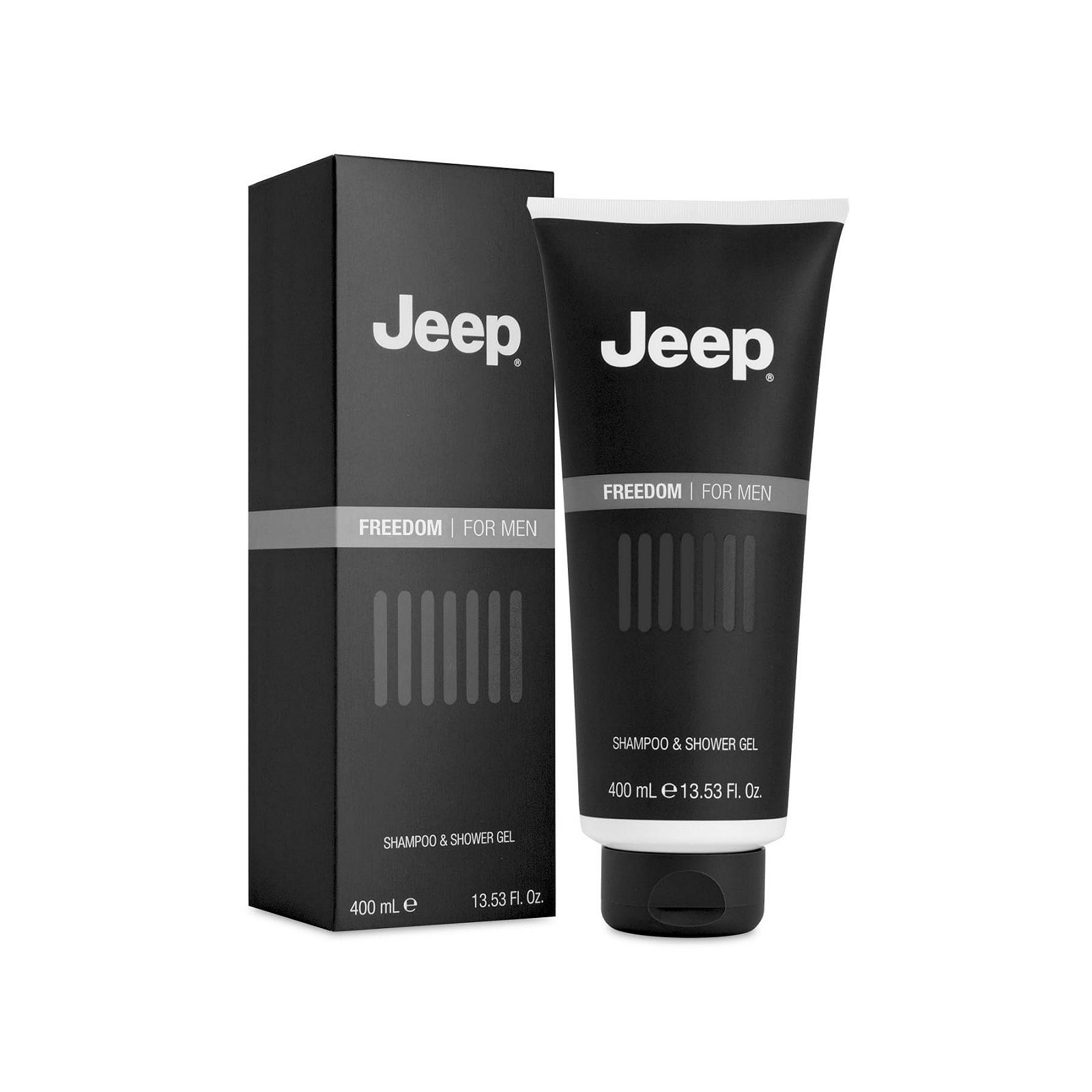 Шампунь и гель для душа DIAMOND INTERNATIONAL JEEP Freedom для мужчин, ароматический и древесный аромат, свежесть, 400 мл, фото №2 Шампунь и гель для душа DIAMOND INTERNATIONAL JEEP Freedom для мужчин, ароматический и древесный аромат, свежесть, 400 мл, фото №2