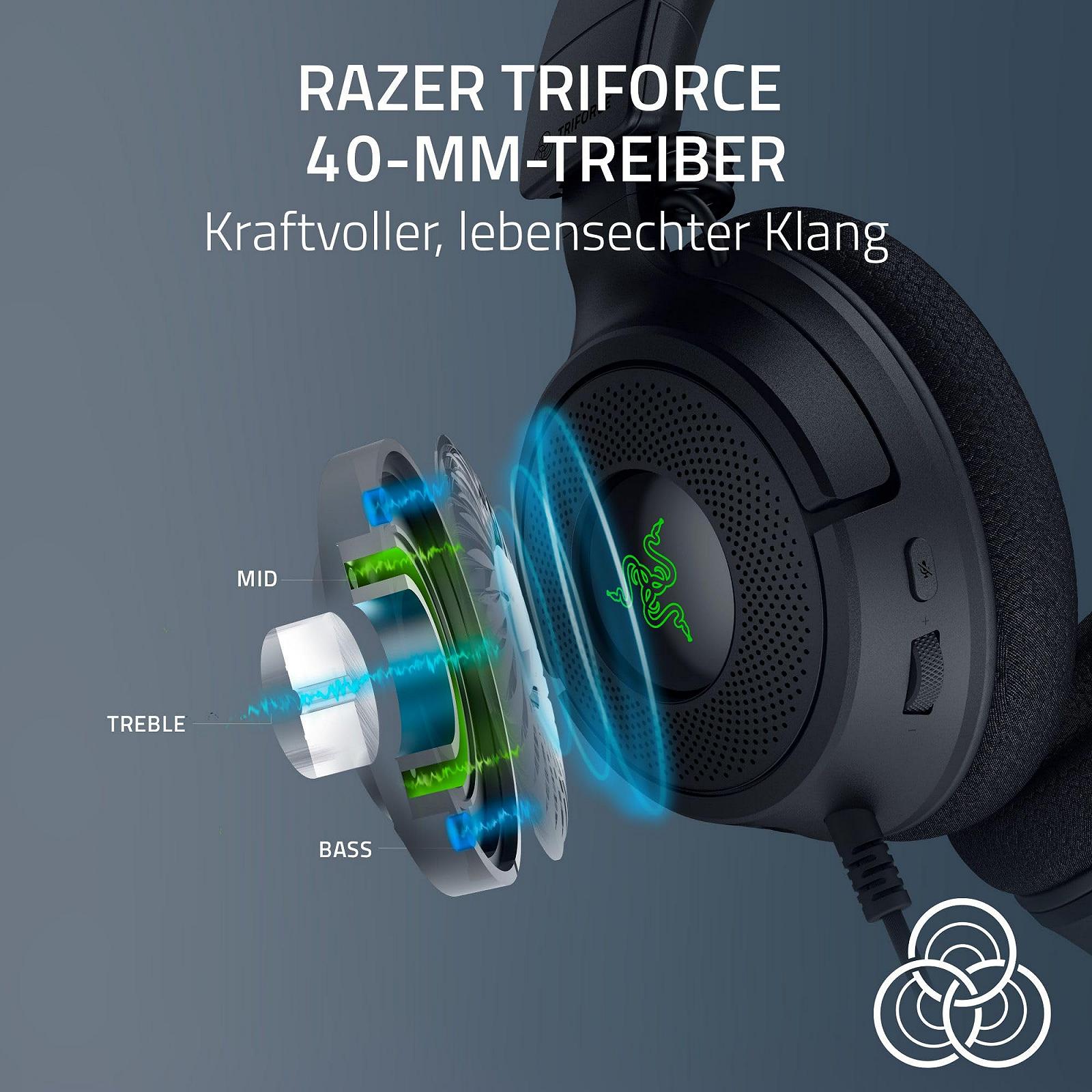 Наушники Razer Kraken V4 X Черный, фото №2